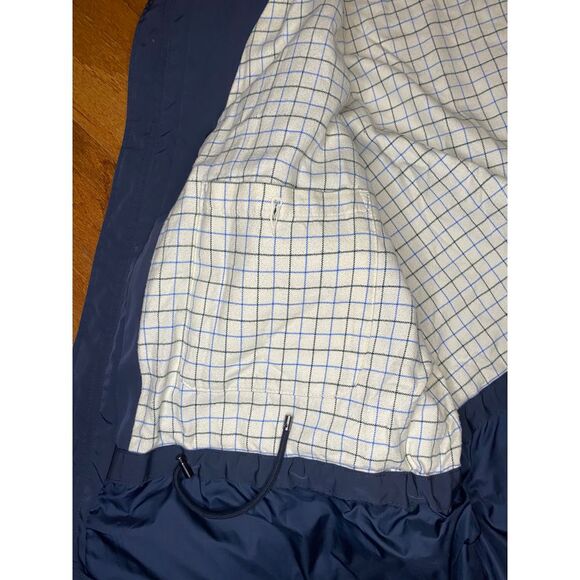 Polo Ralph Lauren Navy and Brown Windbreaker Jacket Size XL - Picture 10 of 16